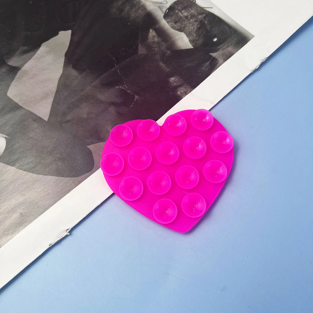 Silicone Mobile Phone Holder Double-sided Suction Cup Self-adhesive Wall-mounted Multi-function Household Strong