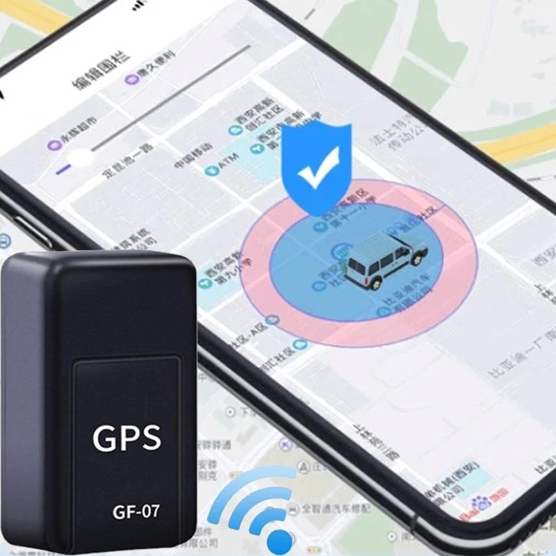 Real-Time GPS Tracking Device GF07 Magnetic Mini GPS Tracker Vehicle Locator Car Pet Compact Portable GPS Locator Position APP